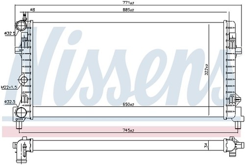 Nissens 640012 kühler - nissens,