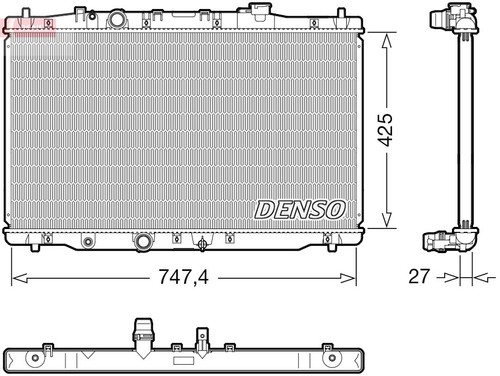 Denso drm40054 kühler - denso,